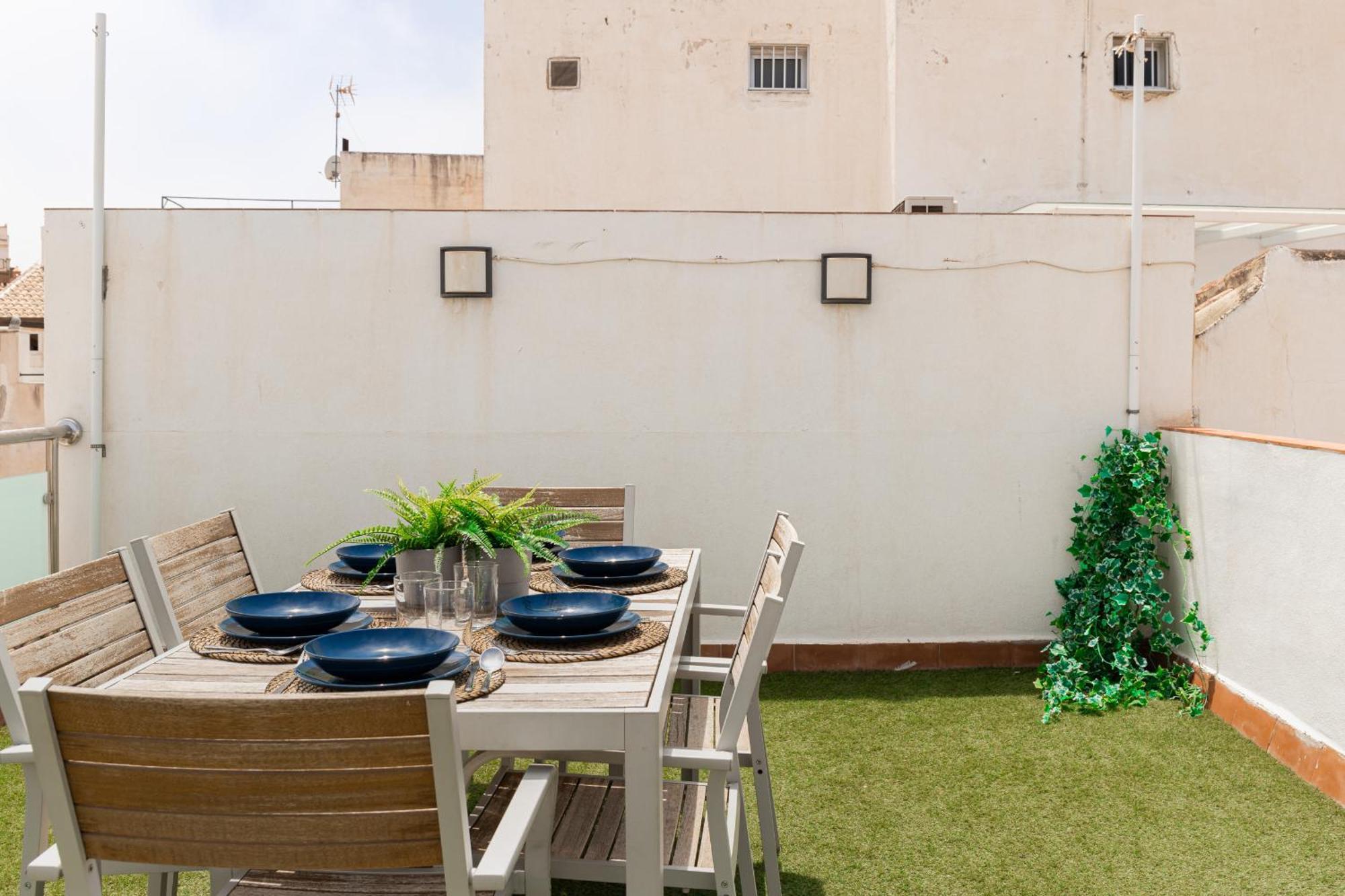 Apartmán C103 - Sunny Terrace, Old Town Views Màlaga Exteriér fotografie