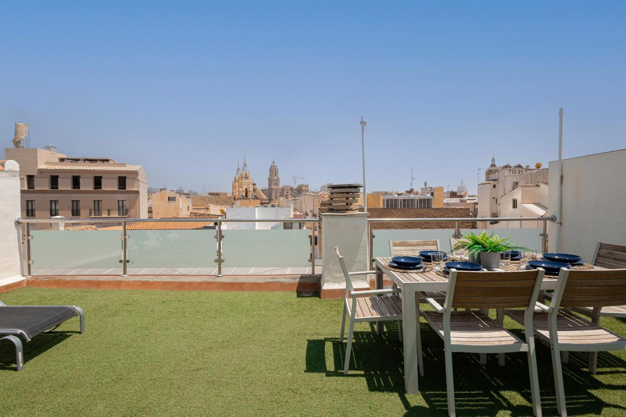 Apartmán C103 - Sunny Terrace, Old Town Views Màlaga Exteriér fotografie