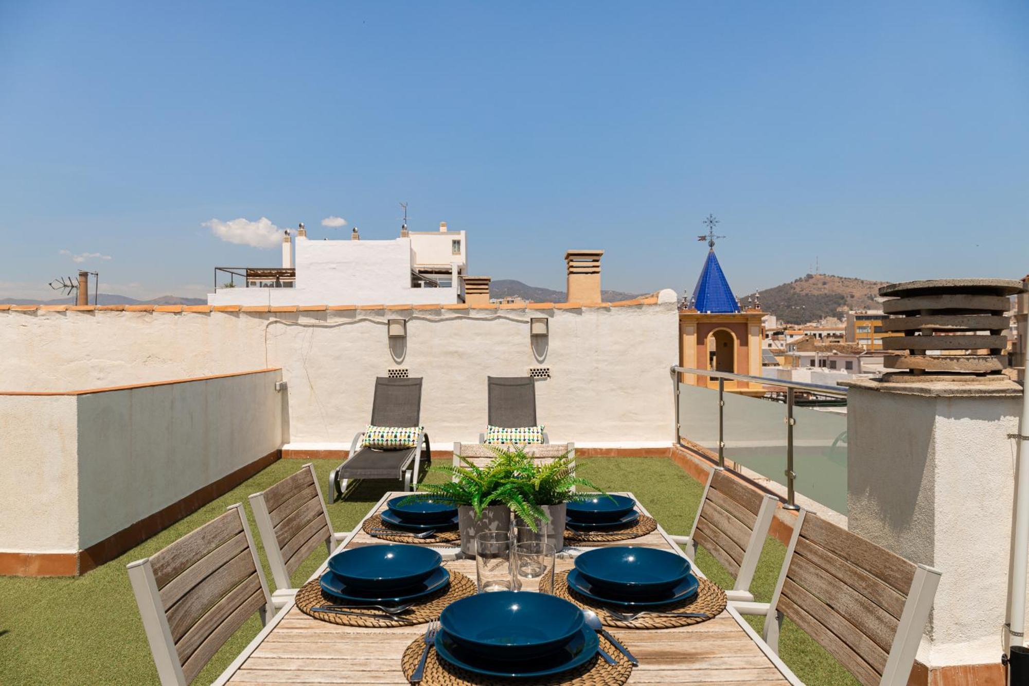 Apartmán C103 - Sunny Terrace, Old Town Views Màlaga Exteriér fotografie